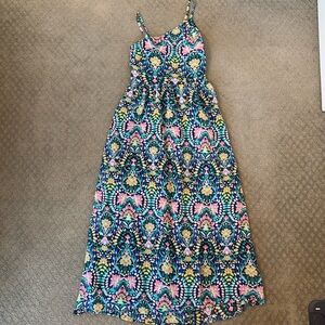 Old Navy size Small long dress. Asymmetrical strap design. Very flowy.